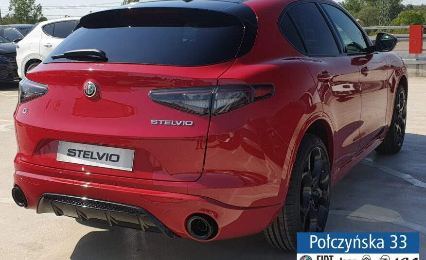 Alfa Romeo Stelvio Tributo Italiano Q4 AT 2.0 280 KM|Pakiet Techno|Czerwony Alfa Red