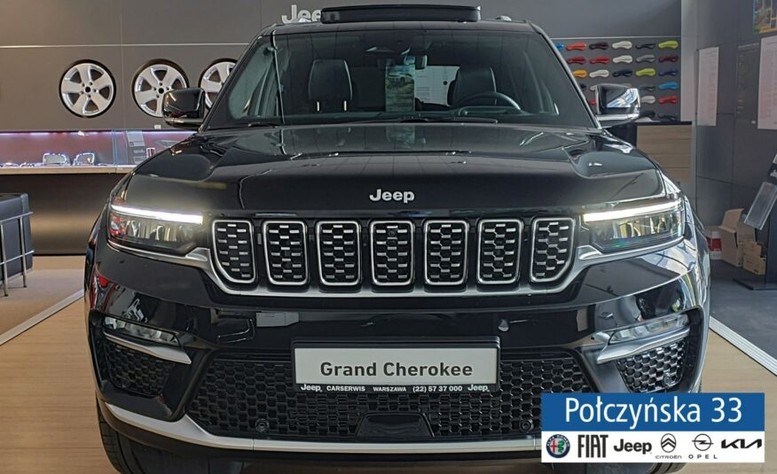 Jeep Grand Cherokee WL Summit Reserve 2.0 PHEV 388KM | Diamond black / Czarna skóra | 2024