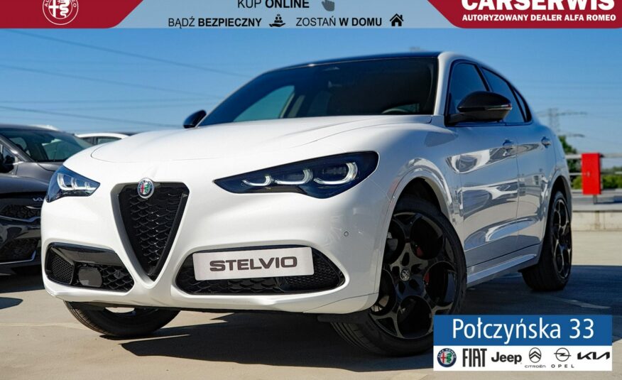 Alfa Romeo Stelvio Tributo Italiano Q4 AT 2.0 280 KM|Pakiet Techno|Biały Alfa White|MY24