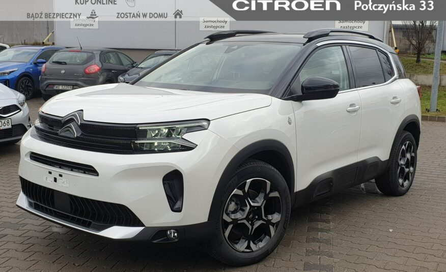 Citroen C5 Aircross 1.5 BlueHDI 130 KM AT8 MAX|Biała perła|Aktywny tempomat|Grzane fotele