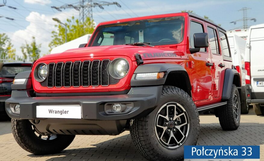 Jeep Wrangler Rubicon ICE 2.0 Turbo 272 KM ATX 4WD | Firecracker Red |MY24