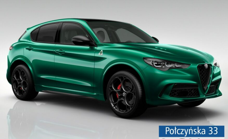 Alfa Romeo Stelvio Quadrifoglio  2.9 V6 520 KM AT8 Q4|Montreal Green| Techno|MY24