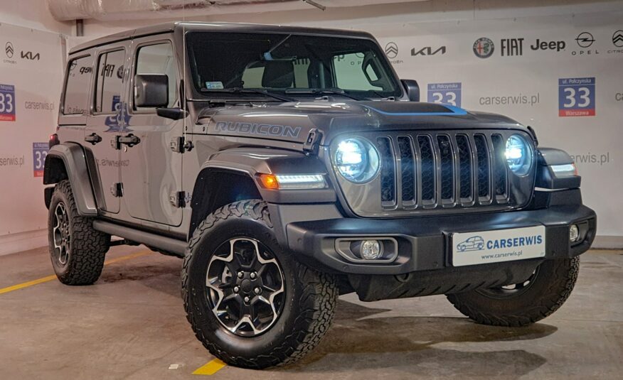 Jeep Wrangler Salon Polska | Hybryda Plug-In 380Km | Oferta Dealera | Vat 23%