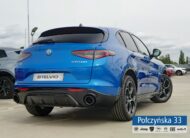 Alfa Romeo Stelvio Veloce Q4 AT 2.0 280 KM|Misano Blue|Szklany dach/ Pak Techno|2024