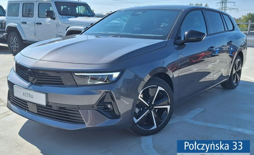 Opel Astra ST GS 1.2 AT8 130KM S/S | Szary | Pakiet Zimowy | Alarm |2024