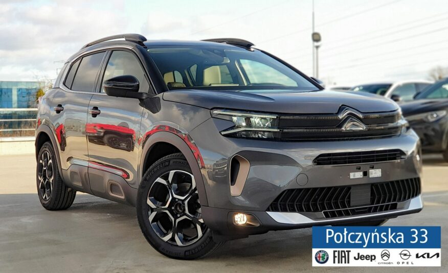 Citroen C5 Aircross 1.2 MHEV 136 koni wersja MAX elektryczna klapa tempomat aktywny