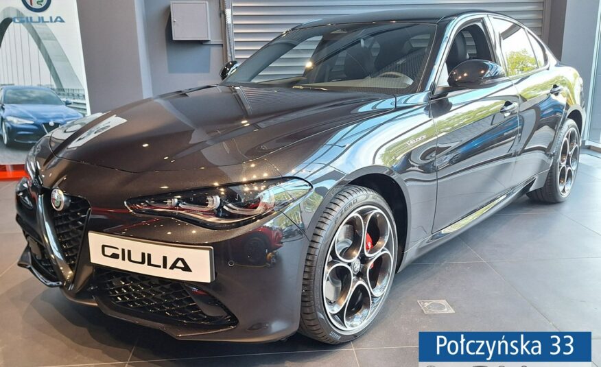 Alfa Romeo Giulia Giulia Veloce  2.0 GME 280 KM AT8 AWD MY24|Volcano Black|Pakiet Techno