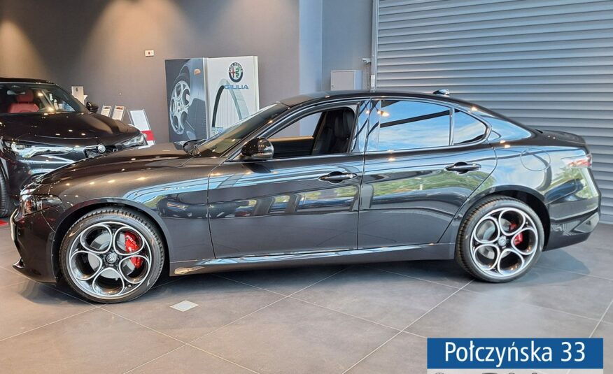 Alfa Romeo Giulia Giulia Veloce  2.0 GME 280 KM AT8 AWD MY24|Volcano Black|Pakiet Techno