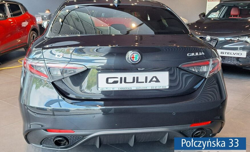 Alfa Romeo Giulia Giulia Veloce  2.0 GME 280 KM AT8 AWD MY24|Volcano Black|Pakiet Techno