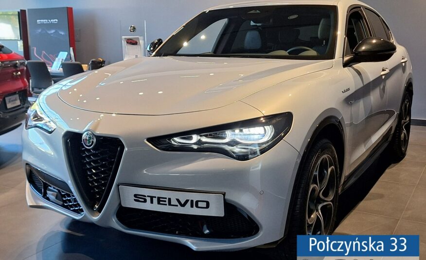 Alfa Romeo Stelvio Veloce Q4 AT 2.0 280 KM|Moonlight Grey| Skóra|Premium Theatre Sound