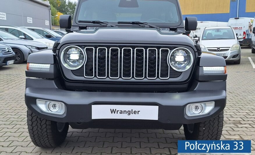 Jeep Wrangler SAHARA 2.0 Turbo 272 KM ATX 4WD | Elektrycznie otwierany dach |MY24