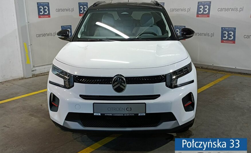 Citroen C3 1.2 Turbo 100 KM MT6 wersja Max | Biały | Nowy model 2024