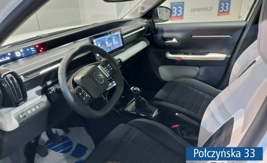 Citroen C3 1.2 Turbo 100 KM MT6 wersja Max | Biały | Nowy model 2024