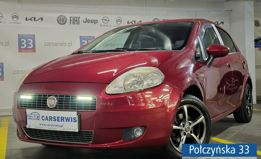 Fiat Grande Punto Wersja Dynamic1.4 8V 77KM Dualogic| Salon Polska| Czujniki parkowania