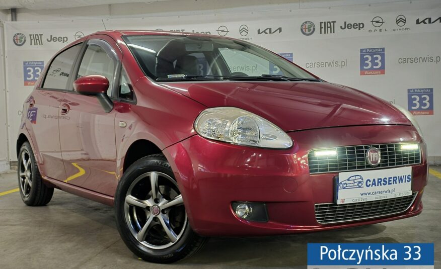 Fiat Grande Punto Wersja Dynamic1.4 8V 77KM Dualogic| Salon Polska| Czujniki parkowania