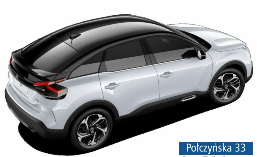 Citroen C4 1.2 Hybrid 136 KM eDCT6 MAX|Dach bi-ton |Grzane fotele| MY24