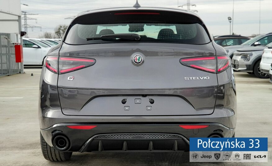 Alfa Romeo Stelvio Veloce Q4 AT 2.0 280 KM|Vesuvio Grey |Pak Techno/ Ele. bagażnik|2024