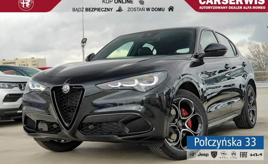 Alfa Romeo Stelvio Veloce Q4 AT 2.0 280 KM|Volcano Black| Techno/Premium Theatre Sound