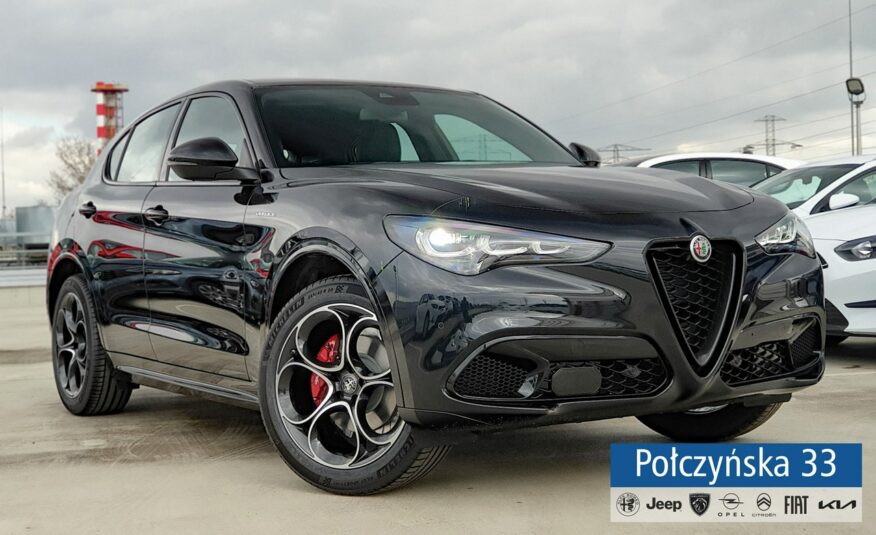 Alfa Romeo Stelvio Veloce Q4 AT 2.0 280 KM|Volcano Black| Techno/Premium Theatre Sound