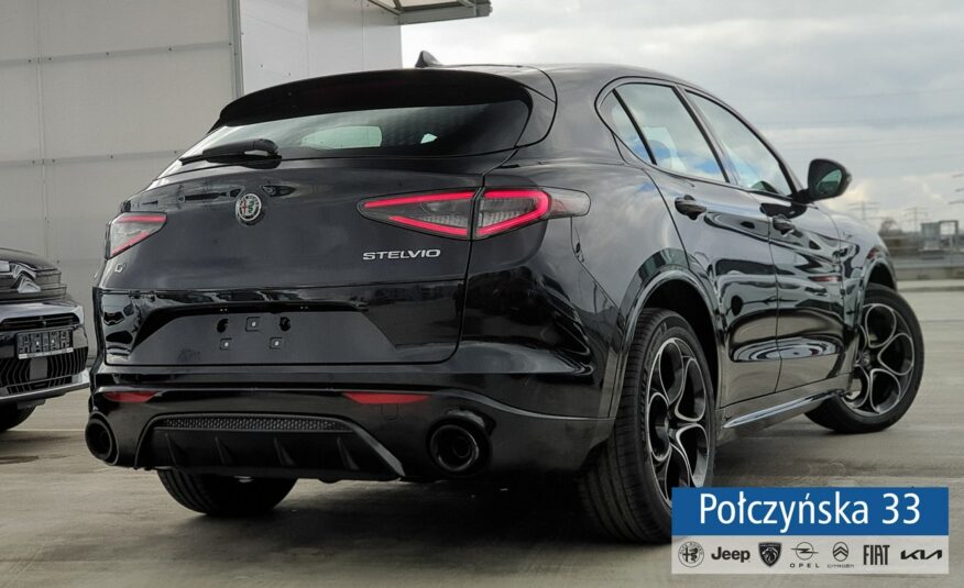 Alfa Romeo Stelvio Veloce Q4 AT 2.0 280 KM|Volcano Black| Techno/Premium Theatre Sound