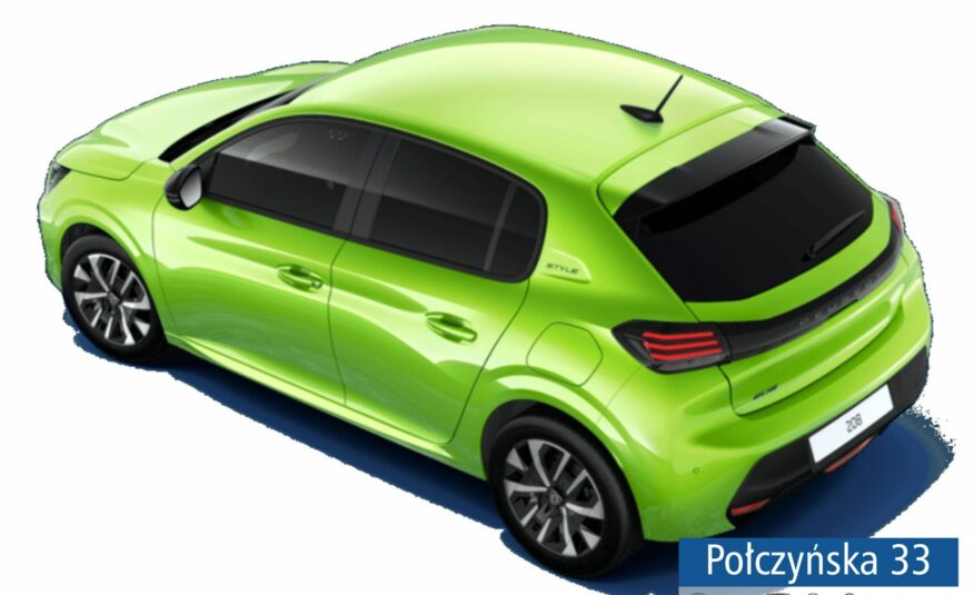 Peugeot 208 1.2 Puretech 75 KM MT5 Style | Limonka |2024