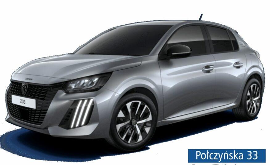 Peugeot 208 1.2 Puretech 100 KM MT6 Style | Szary Artense |2024