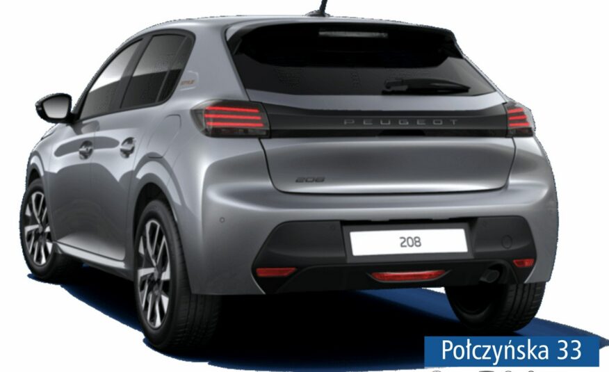 Peugeot 208 1.2 Puretech 100 KM MT6 Style | Szary Artense |2024