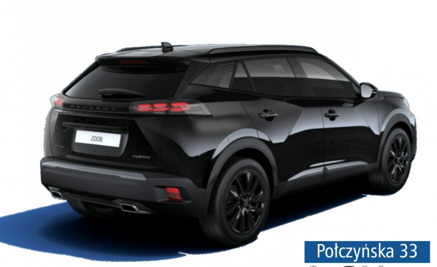 Peugeot 2008 Hybrid 136 KM eDCS6 GT| Czarny Perla Nera | Vision i Nav|