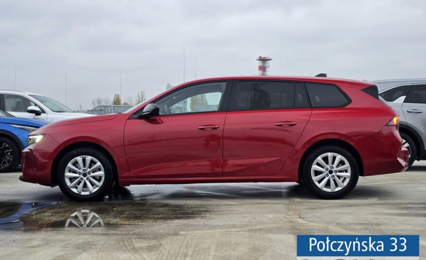 Opel Astra ST Edition 1.2 MT6 130KM S/S | Czerwony Kardio | Pak. Komfort| 2024