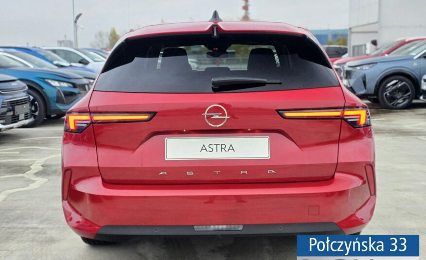 Opel Astra ST Edition 1.2 MT6 130KM S/S | Czerwony Kardio | Pak. Komfort| 2024