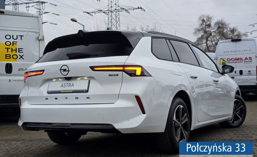 Opel Astra ST GS 1.2 Hybrid eDTC6 136 KM S/S | Biały | Pakiet Zimowy | 2024