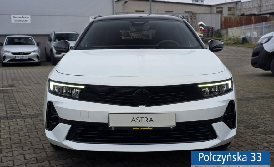 Opel Astra ST GS 1.2 Hybrid eDTC6 136 KM S/S | Biały | Pakiet Zimowy | 2024