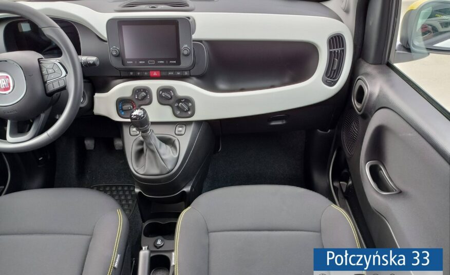 Fiat Panda 1,0 Hybrid 70 KM  |Pandina |dwukolorowy |biały / czarny dach