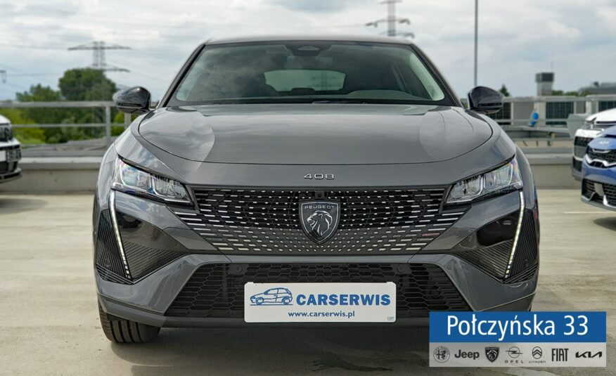 Peugeot 408 1.2 Hybrid 136 KM eDCS6 Allure|Pak. Bezpieczeństwo, Łączność, Zimowy