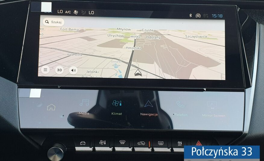 Peugeot 408 1.2 Hybrid 136 KM eDCS6 Allure|Pak. Bezpieczeństwo, Łączność, Zimowy