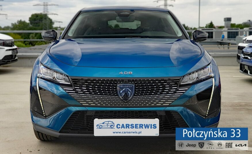 Peugeot 408 1.2 Hybrid 136 KM eDCS6 Allure|Pak. Bezpieczeństwo, Łączność, Zimowy