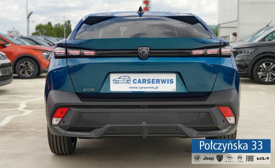 Peugeot 408 1.2 Hybrid 136 KM eDCS6 Allure|Pak. Bezpieczeństwo, Łączność, Zimowy