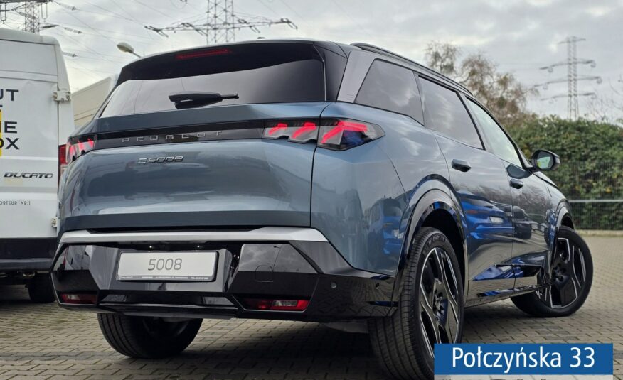 Peugeot 5008 Elektryczny 210 KM 73 kWh GT | W wynajmie za 1466 zł netto / miesiąc