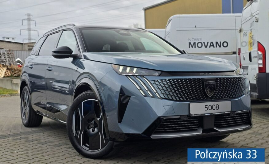 Peugeot 5008 Elektryczny 210 KM 73 kWh GT | W wynajmie za 1466 zł netto / miesiąc