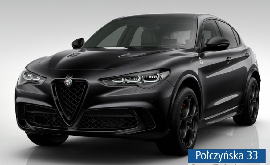 Alfa Romeo Stelvio Quadrifoglio  2.9 V6 520 KM AT8 Q4|Vulcano Black| Techno|MY24