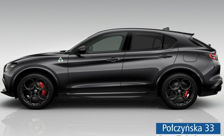 Alfa Romeo Stelvio Quadrifoglio  2.9 V6 520 KM AT8 Q4|Vulcano Black| Techno|MY24