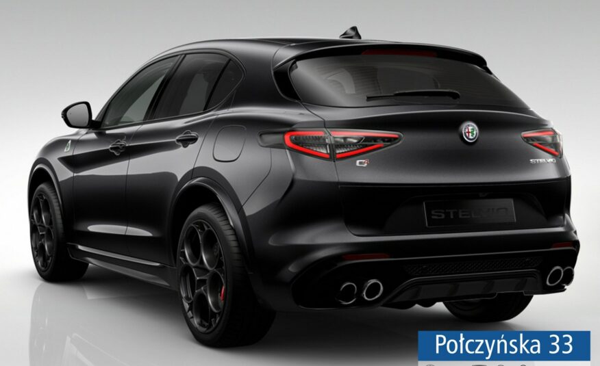 Alfa Romeo Stelvio Quadrifoglio  2.9 V6 520 KM AT8 Q4|Vulcano Black| Techno|MY24