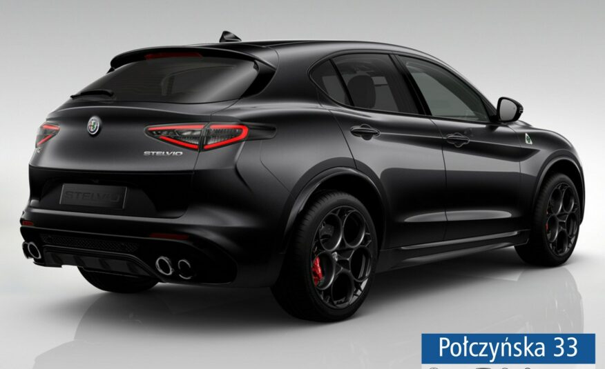 Alfa Romeo Stelvio Quadrifoglio  2.9 V6 520 KM AT8 Q4|Vulcano Black| Techno|MY24