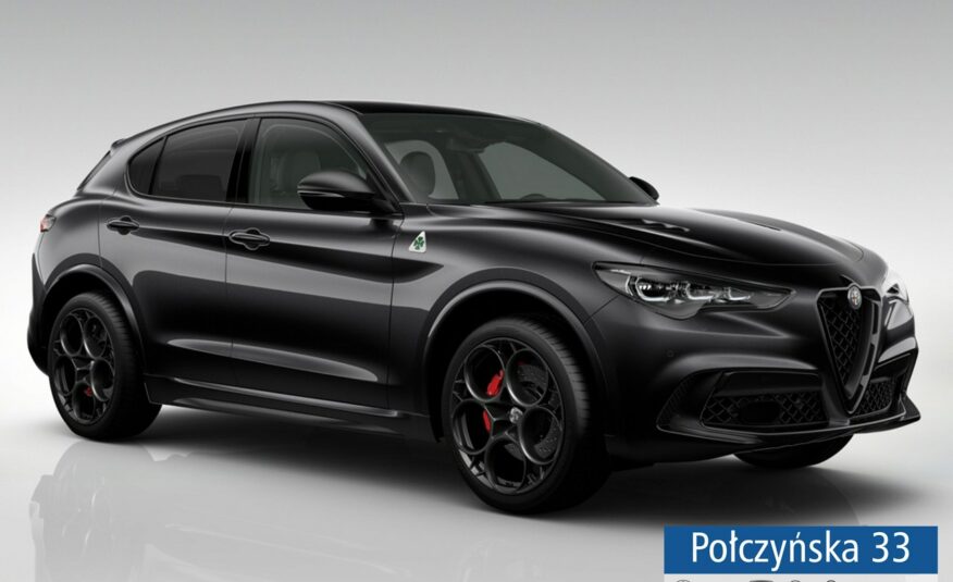 Alfa Romeo Stelvio Quadrifoglio  2.9 V6 520 KM AT8 Q4|Vulcano Black| Techno|MY24