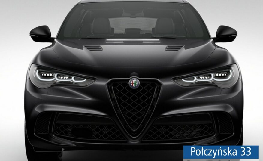 Alfa Romeo Stelvio Quadrifoglio  2.9 V6 520 KM AT8 Q4|Vulcano Black| Techno|MY24