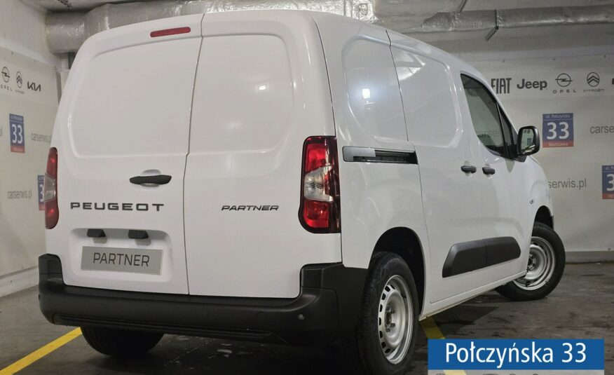 Peugeot Partner Furgon Standard 650kg PureTech 110 KM S&S M6 | Biały Icy White| MY24