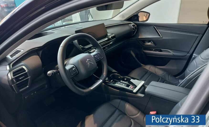 Citroen C5X 1.2 Purtech 130 KM AT8|Plus|Automat|Czarna perła|Grzane fotele i szyba