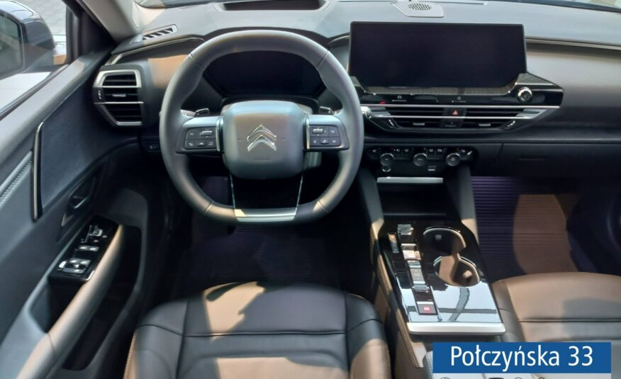 Citroen C5X 1.2 Purtech 130 KM AT8|Plus|Automat|Czarna perła|Grzane fotele i szyba