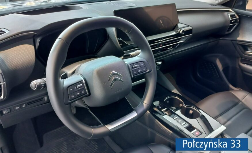 Citroen C5X 1.2 Purtech 130 KM AT8|Plus|Automat|Czarna perła|Grzane fotele i szyba