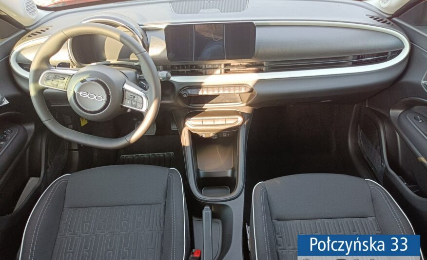 Fiat 600 1.2 100 KM DCT6 Hybrid | wersja 600 | Ubezpieczenie za 1 zł